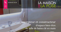 Desktop Screenshot of lamaisondelapose.fr