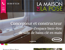Tablet Screenshot of lamaisondelapose.fr